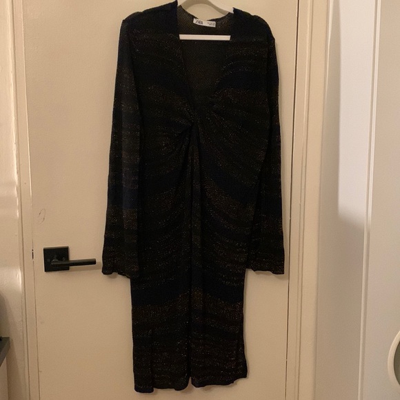 Zara Metallic thread knit tunic - Picture 2 of 5